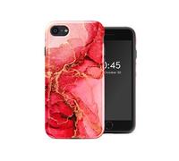 Coque pour iPhone 7, iPhone 8, iPhone SE (2020), iPhone SE (2022) Plastique Rosy Marbre