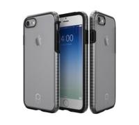 Coque pour iPhone 7 LEVEL avec bumper - Noir transparent Patchworks