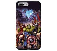 Coque pour iPhone 7 Plus/8 Plus Couverture de la bande dessinée Marvel The Avengers Infinity Saga