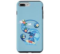 Coque pour iPhone 7 Plus/8 Plus Disney Monogramme Lilo & Stitch Lettre S pour Stitch