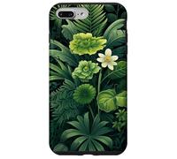 Coque pour iPhone 7 Plus/8 Plus Motif feuillage botanique vert