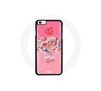 Coque pour Iphone 7 TWICE Logo Rouge Affiche What Is Love