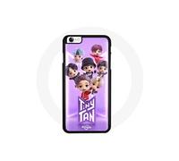 Coque pour Iphone 8 BTS TinyTAN Animation Affiche RM Jin Suga J-Hope Jimin Jungkook Et V
