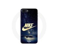 Coque pour Iphone 8 Plus Nike Logo Doré Nuit Etoilée