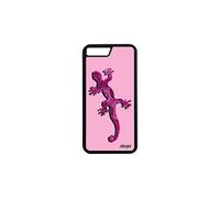 Coque pour iPhone 8 Plus silicone salamandre lezard boheme case Rose swag iPhone 8 Plus