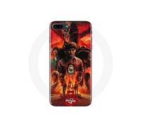 Coque - Maniacase - Iphone 8 Plus - Noir - Souple - Stranger Things Saison 5