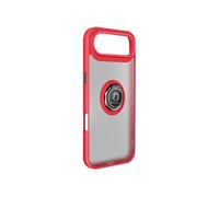 Coque pour iPhone Air avec Support Anneau et Fixation Magnétique Rouge