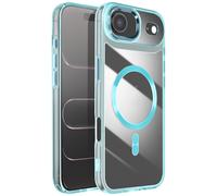 Coque pour iPhone Air Collection Cristal Color Compatible MagSafe Turquoise