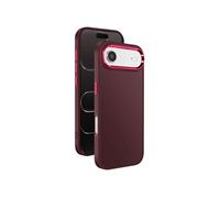 Coque pour iPhone Air Finition Mat avec Contour Caméra Métallisé Bordeaux