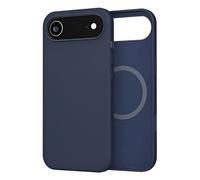 Coque pour iPhone Air MagSafe en Silicone Antichocs Oléophobe Bleu