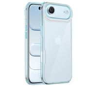 Coque pour iPhone Air Renforcée Conception Bi-Matière Texturé Antidérapants Bleu