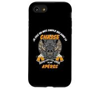 Coque pour iPhone SE (2020) / 7 / 8 Chasse Au Sanglier et Apéros Cadeau Pour Chasseur