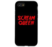 Coque pour iPhone SE (2020) / 7 / 8 Scream Queen - Dire drôle de films d'horreur pour amateurs de films d'horreur