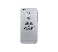 Coque pour iPhone SE (2020)/8/7/6 Semi-rigide Noir transparent