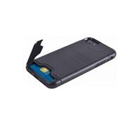 Coque pour iPhone SE (2020)/8/7 Rigide avec porte-cartes Color Block Noir