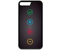 Coque Pour Iphone Se 2020 - Rebus I Love Windows And Phone - Noir