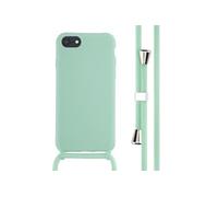 iPhone SE 2022, iPhone SE 2020, iPhone 8, iPhone 7 étui - silicone - imoshion Soft Case,étui avec bande,backcover - vert menthe