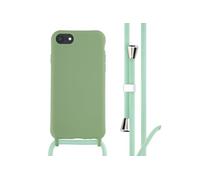 imoshion Coque en silicone avec cordon pour Apple iPhone SE (2022 / 2020) / 8 / 7 - Vert