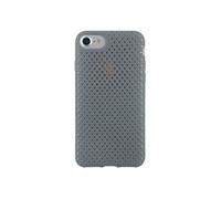 Coque pour iPhone SE/8/7/6S/6 Semi-rigide Micro-perforée Color Block Gris