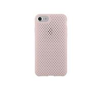 Coque pour iPhone SE/8/7/6S/6 Semi-rigide Micro-perforée Color Block Rose