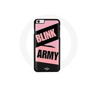 Coque pour Iphone SE BTS ARMY Et Blackpink Blink Rose Noir