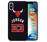 Coque Pour Iphone X - Chicago Jordan 23 - Noir