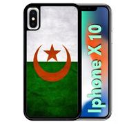 Coque Pour Iphone X - Drapeau Algérie - Noir