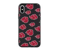 Coque pour iPhone X - iPhone XS Officiel Naruto, Akatsuki pour protéger votre téléphone - Coque en silicone liquide noir souple avec licence officielle