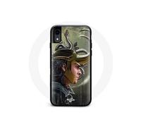 Coque pour Iphone X Loki Thor Ragnarok avec Casque Fanart Saison 1