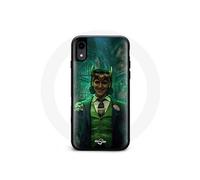 Coque pour Iphone X Loki Thor Ragnarok Fanart vert et noir