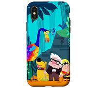 Coque pour iPhone X/XS Disney et Pixar's Up Carl Russell Dug Kevin Paradise Falls