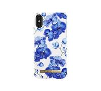 Coque pour iPhone X/XS Fashion Baby Blue Orchid Blanc / Bleu