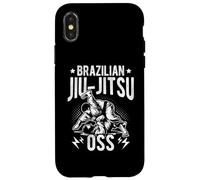 Coque pour iPhone X/XS Jiu-Jitsu brésilien OSS Jiu-Jitsu brésilien BJJ Combat