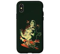 Coque pour iPhone X/XS La cabane de l'horreur des Simpsons Homerzilla Terror