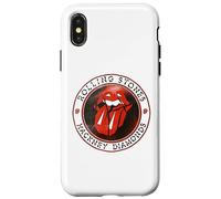Coque pour iPhone X/XS Logo officiel The Rolling Stones HD Circle