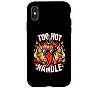 Coque pour iPhone X/XS Piments épicés pour amateurs de cuisine - Balance Scoville