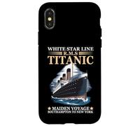 Coque pour iPhone X/XS RMS Titanic 1912 Vintage Titanic Expert Titanic Garçons Filles