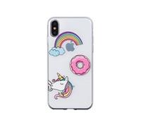 Coque souple patchs pour iPhone X/XS