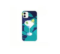Coque pour iPhone XR/11 Hybride Semi-rigide Antichoc avec Motifs imprimés Bleu