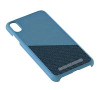 Coque pour iPhone XR Compatible Apple Pay et Recharge Sans Fil Nordic Elements Bleu