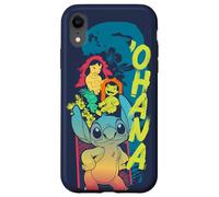 Coque pour iPhone XR Disney Lilo & Stitch Beach Vibes avec Nani & Scrump 'Ohana