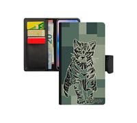 Coque pour iPhone XR en cuir chat garcon animal petit Gris dessin tigré de luxe pochette geometrique azteque case carré 256 Go