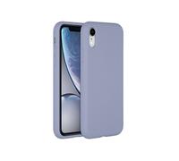 Accezz Coque arrière en silicone liquide pour iPhone Xr - Gris lavande