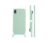 imoshion Coque en silicone avec cordon pour iPhone Xr - Vert menthe