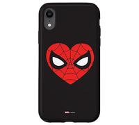 Coque pour iPhone XR Marvel Spider-Man Masque cœur classique Saint-Valentin