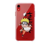 Coque pour iPhone XR Officiel Naruto, Baby Naruto Ramen pour protéger votre téléphone portable Coque en silicone transparent souple avec licence officielle