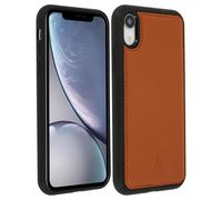 Coque pour iPhone XR Protection Rigide Cuir Véritable Akashi Camel