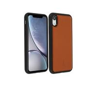 Coque pour iPhone XR Protection Rigide Cuir Véritable Camel