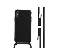 imoshion Coque en silicone avec cordon pour iPhone X / Xs - Noir