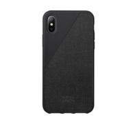 Coque pour iPhone XS Max Clic Canvas - Noir Native Union